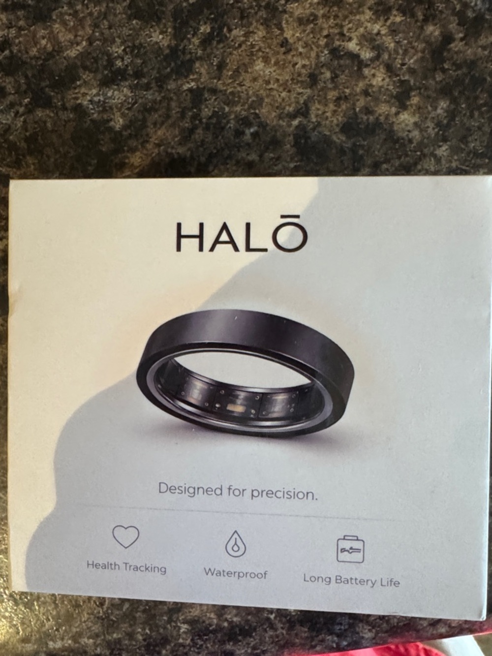 Halo Rose Gold Sparkle Smart Ring Unisex